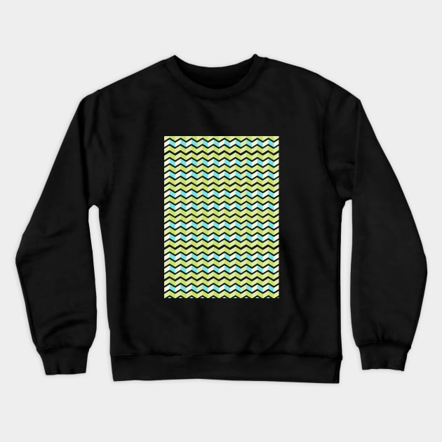 Pattern waves edgy Crewneck Sweatshirt by KQ1985